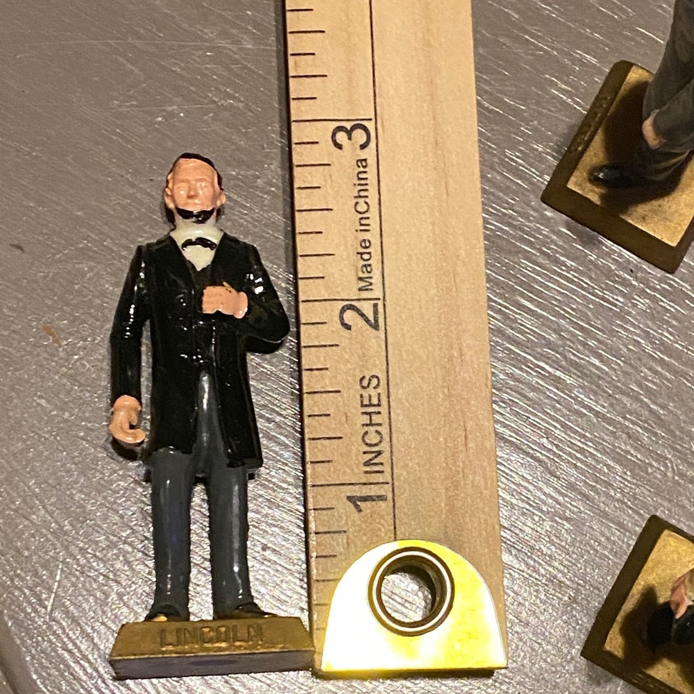 Vintage Marx Toys 36 U.S. Presidents Figurine Set 3” Historical Collection- - Picture 9 of 9
